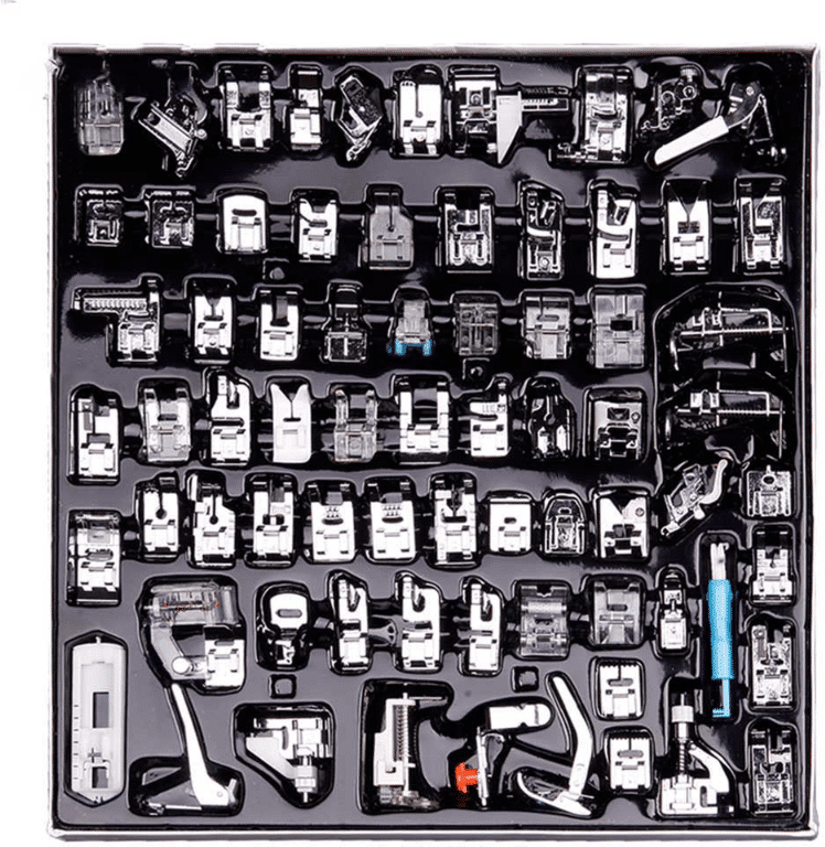 Temu 8pcs/48pcs/set, Complete Sewing Machine Presser Foot Kit For Brother & Singer Janome And More, Household Sewing Machine Sewing Accessories, Sewing Machine Accessories, Diy Sewing Accessories