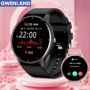 Temu Gwenland 2024 New Smart Watch Men Full Touch Screen Sport Fitness Watch Wireless For Android Smartwatch Men+box pink