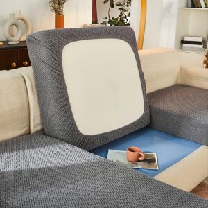 Temu 1pc Stretchable Universal Sofa Cushion Cover - Easy To Clean And Durable Dark Grey Recliner