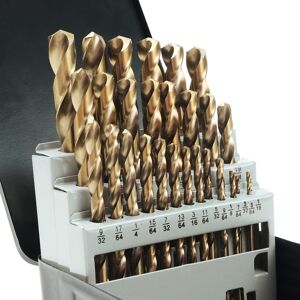 Temu Hss Co/m35 Cobalt Twist Drill Bits Set Straight Shank With Case 19-size Diameter 1~10mm