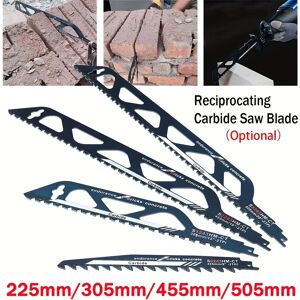 Temu Upgrade Your Toolbox With Professional Reciprocating Carbide Saw Blades - Perfect For Cutting Red Brick, Stone, Concrete, Cement Board, And More!  505mm(19.8inch)