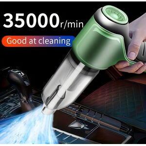 Temu 1pc Vacuum Cleaner, High Suction Handheld Wireless Vacuumcleaner, Compressed Air Dust Collector For Office Keyboardcleaner, Car Mini Vacuum Cleaner Grey