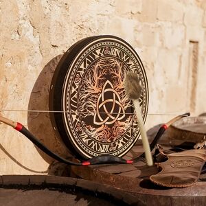 Temu Handmade Shamanic Drum With Drumstick - Perfect Sound Healing Tool And Soul Gift For Music Lovers Celtic