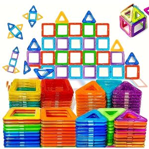 Temu Magnetic Building Blocks Big Size And Mini Size Diy Magnets Toys For Kids Designer Construction Set Gifts For Children Toys Halloween Gifts, Halloween/thanksgiving Day/christmas Gift