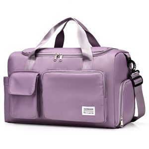 Temu Large-capacity Travel Luggage Bag, Portable Sports Zipper Handbag, Multifunctional Overnight Bag Unisex Bag For Daily Use Green