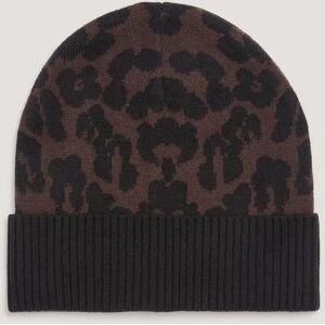 Fiorelli Chelsea Women's Slimline Leopard Print Beanie Hat Leopard female