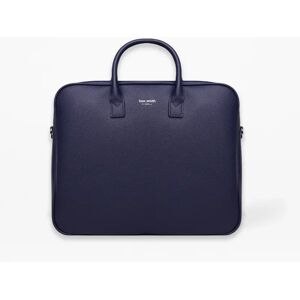 Foxx Navy Slim Laptop Bag Vegan Leather Stylish Commute Bag Fits Laptop, Papers & Daily Essentials Fenella Smith Unisex