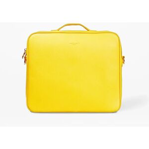 Yellow Vegan Leather Luca Laptop Bag Women's Bag Perfect For Laptops And Other Essentials Fenella Smith Unisex