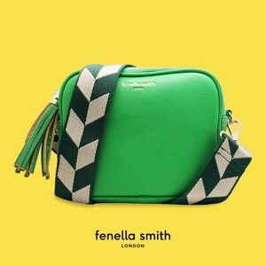 Green Vegan Leather Lulu Crossbody Bag Leather Crossbody Bag for Women Handbag Fenella Smith Female