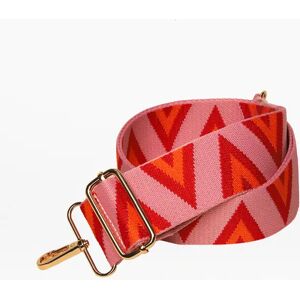 Fenella Smith Pink and Red Zig Zag Bag Strap Unisex