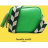 Green Vegan Leather Lulu Crossbody Bag Leather Crossbody Bag for Women Handbag Fenella Smith Female