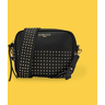 Black Studded Lulu Crossbody Recycled Bag Women's Vegan Leather Bag Fenella Smith Unisex