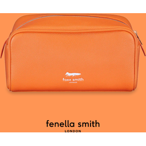 Foxx Orange Men’s Washbag Large Suave Orange Box Washbag Fenella Smith Male