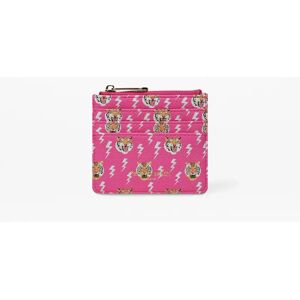 Fenella Smith Pink Tiger Face Daisy Coin Purse Unisex