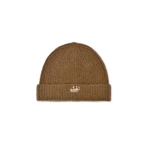 Ribbed Knit Splash CUBIC Beanie Sienna UN female