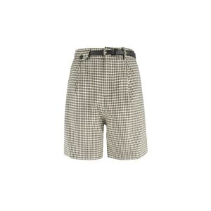 Cubic Tartan Two-Piece Suit Khaki Bottom-S female