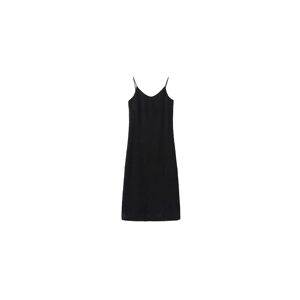 Cubic Lace Hollow Out A-Line Sling Dress Black UN female