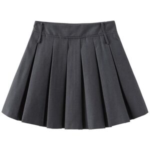 Cubic School Girl Mini Skirt Gray M female