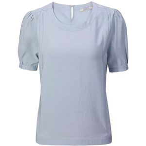 Cubic Light Puff Sleeve Shirt LightSteelBlue UN female