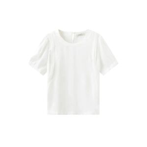 Cubic Light Puff Sleeve Shirt White UN female