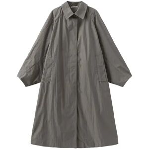 Cubic Relaxed Long Trench Coat Gray UN female