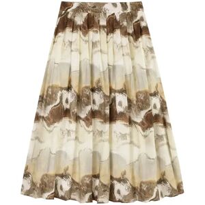 Cubic Coast Printed Pleated Skirt Sienna S female