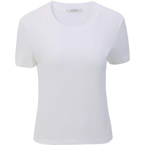 Cubic Classic Fit Crew Neck Cotton T-Shirt White UN female