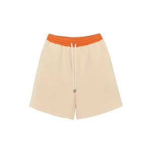 Cubic Bi-Colour Sweat Shorts Apricot M female