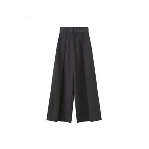 Cubic Oversized Pleated Tailored Trousers DarkGray M female