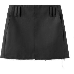 Cubic High Waisted Mini Skirt Black S female