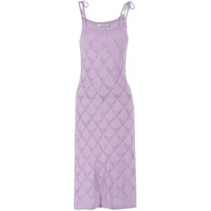 Cubic Retro Knitted Jacquard Dress Thistle UN female