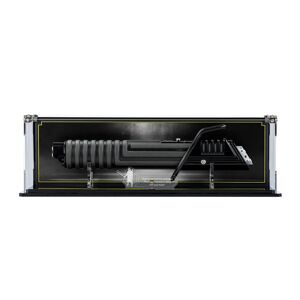 Wicked Brick Display case for Star Wars™ Black Series Mandalorian Darksaber - Horizontal / Display case with background design