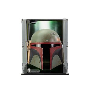Wicked Brick Display case for Star Wars™ Black Series Boba Fett Helmet (Re-Armoured) - Display case with background design