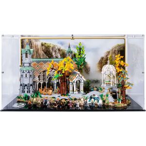 Wicked Brick Display case for LEGO® Icons: Lord of the Rings Rivendell™ (10316) - Display case with background design