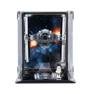 Wicked Brick Display case for LEGO® Star Wars: Imperial TIE Fighter (75300) - With stand / Display case with background