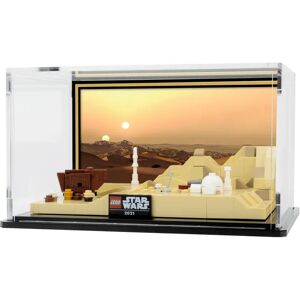 Wicked Brick Display Case for LEGO® Star Wars™ Tatooine Homestead (40451) - Display Case with Custom Background Design