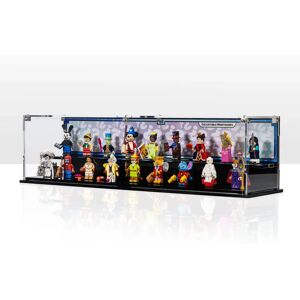 Display Case For LEGO® Minifigures Disney 100   Collectible Minifigure Inspired Background   Perspex® Acrylic Display Case   Wicked Brick