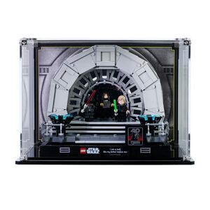 Wicked Brick Display case for LEGO® Star Wars: Emperor's Throne Room™ Diorama (75352) - Display case with background