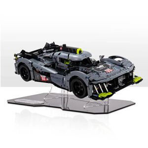 Display Stand For LEGO® Technic: PEUGEOT 9X8 24H Le Mans Hybrid Hypercar   Premium Acrylic Display Stand   Wicked Brick