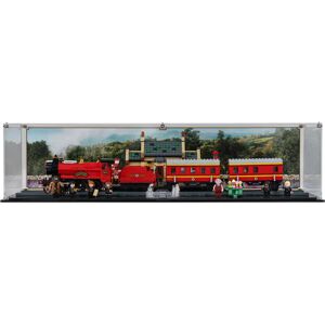 Wicked Brick Display case for LEGO® Harry Potter Hogwarts Express™ & Hogsmeade™ Station (76423) - Display case with background design