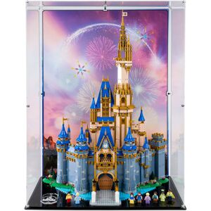 Wicked Brick Display case for LEGO® Disney Castle (43222) - Display case with background design