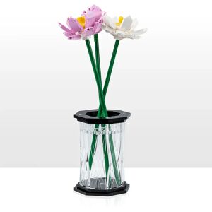 Wicked Brick Large Display Vase for LEGO Flowers - Black - 6