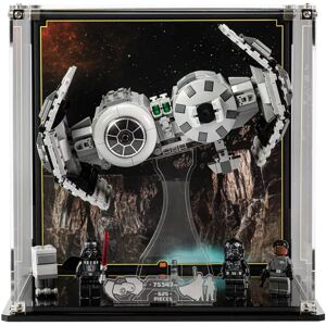 Wicked Brick Display case for LEGO® Star Wars™: TIE Bomber™ (75347) - Display case with background design