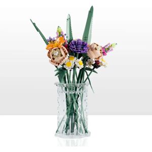 Wicked Brick Large Display Vase for LEGO® Flowers - Style 5 / Clear