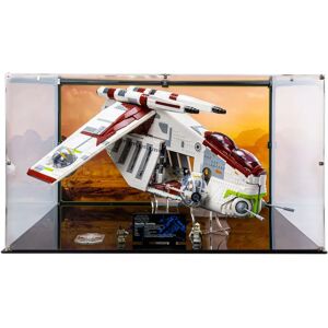 Wicked Brick Display Case for LEGO® Star Wars™ UCS Republic Gunship (75309) - Display case with printed background