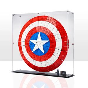 Wicked Brick Clear display case for LEGO® Marvel Captain America's Shield (76262)