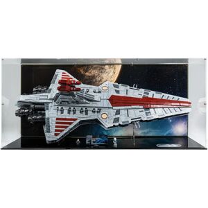 Wicked Brick Display case for LEGO® Star Wars™ Venator-Class Republic Attack Cruiser (75367) - Angled