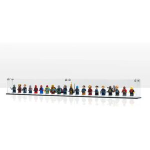 Wicked Brick Single Level Display Cases for LEGO® Minifigures - 20 Minifigures