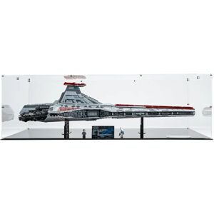 Wicked Brick Clear display case for LEGO® Star Wars™ Venator-Class Republic Attack Cruiser (75367) - Horizontal