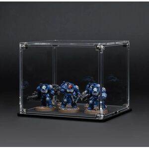 Wicked Brick Display Case for Warhammer Squad with Clear Background - Small / Tall / Deep